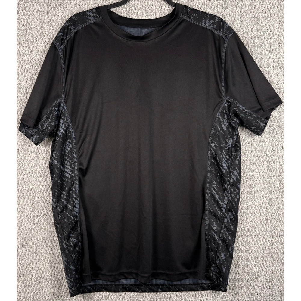Zone Pro Mens Performance Shirt XL Black Camo Activewear Training Tee M11